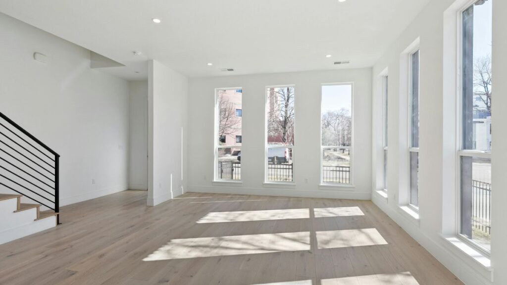 Best flooring for your home featuring hardwood, luxury vinyl, tile, laminate, and carpet flooring options in a modern house