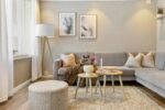 elegant beige living room ideas with cozy sofa and warm neutral decor