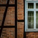 gap between window frame and interior wall before repair